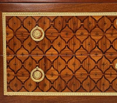 Louis XV Style French Commode Kingwood Inlay Bronze France 19th C 