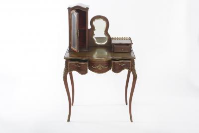 Louis XV Style Leather Top Ladies Writing Desk