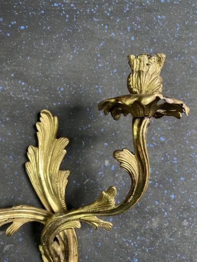 Louis XV Style Ormolu Sconces