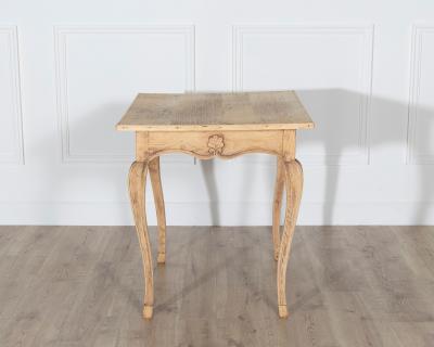 Louis XV Style Writing Table in Natural Oak 19th Century
