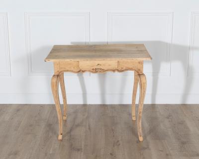Louis XV Style Writing Table in Natural Oak 19th Century