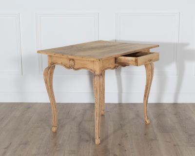 Louis XV Style Writing Table in Natural Oak 19th Century