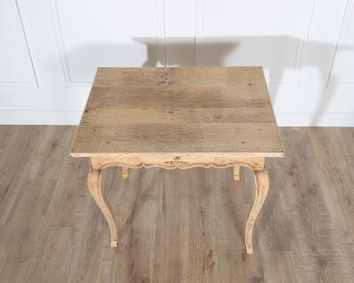 Louis XV Style Writing Table in Natural Oak 19th Century