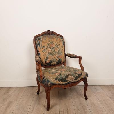 Louis XV Tapestry Armchair circa 1740