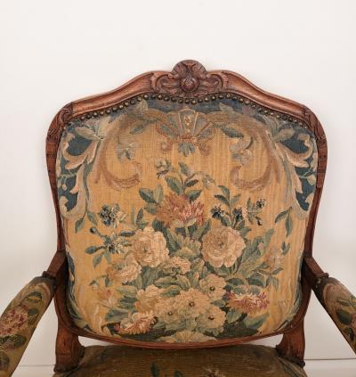 Louis XV Tapestry Armchair circa 1740