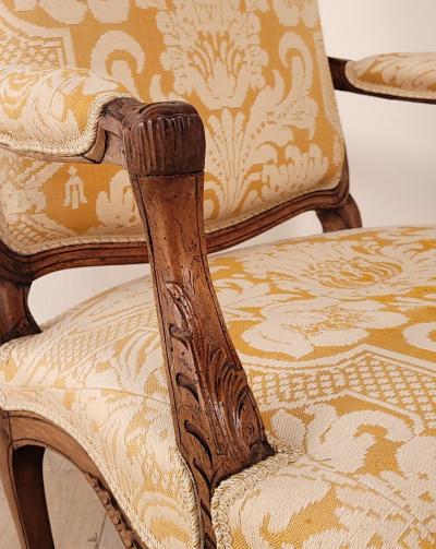 Louis XV Walnut Armchair France 18th century
