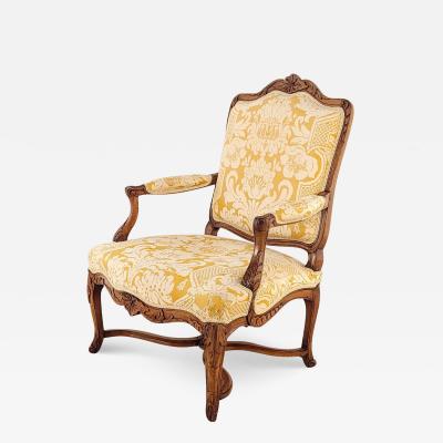 Louis XV Walnut Armchair France 18th century