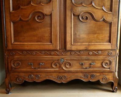 Louis XV Walnut Armoire