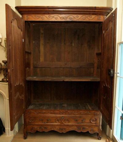 Louis XV Walnut Armoire