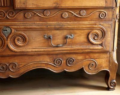 Louis XV Walnut Armoire