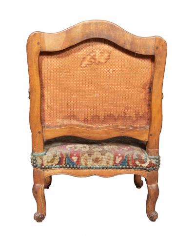 Louis XV Walnut Childs Armchair