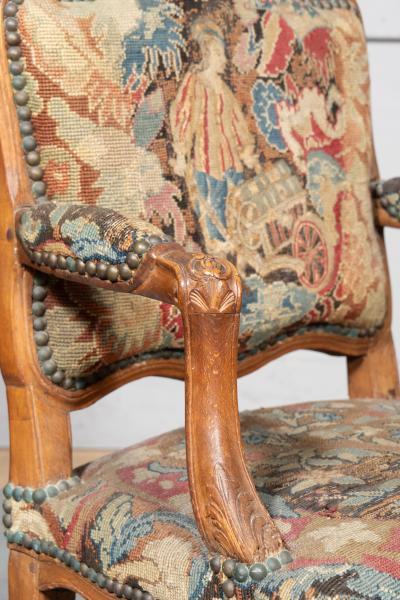 Louis XV Walnut Childs Armchair