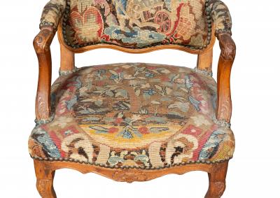 Louis XV Walnut Childs Armchair