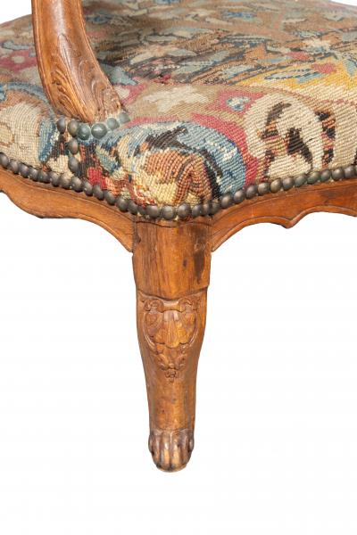 Louis XV Walnut Childs Armchair
