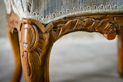 Louis XV Walnut Fauteuil