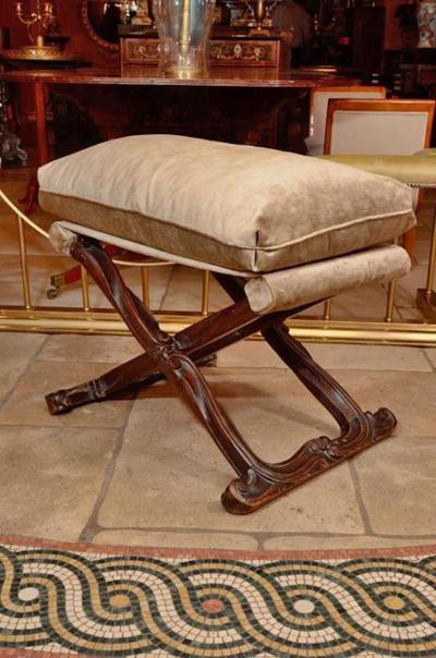 Louis XV Walnut Stool