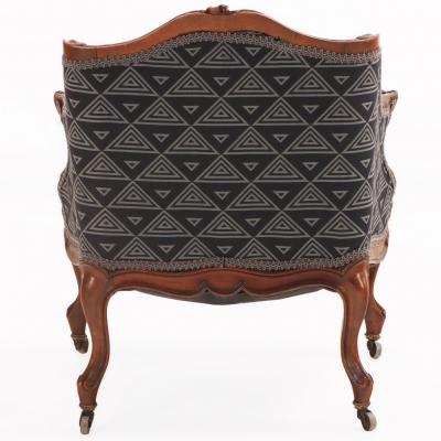 Louis XV style Carved Boudoir Chair C 1910 Perfect for your dog or cat 