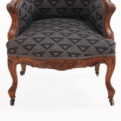 Louis XV style Carved Boudoir Chair C 1910 Perfect for your dog or cat 