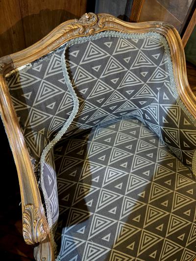Louis XV style Carved Boudoir Chair C 1910 Perfect for your dog or cat 