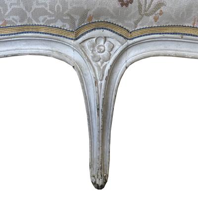 Louis XV style bench with arms
