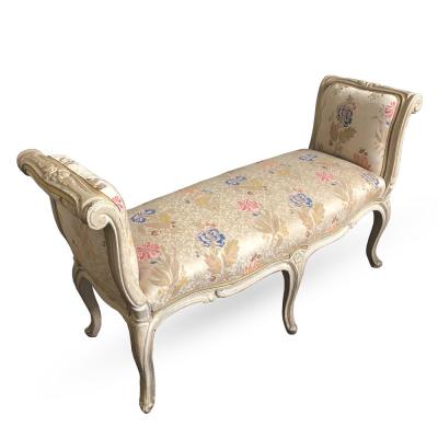 Louis XV style bench with arms