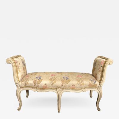 Louis XV style bench with arms
