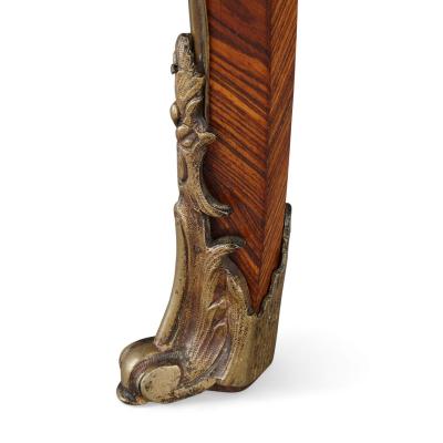 Louis XV style gilt bronze and parquetry circular centre table