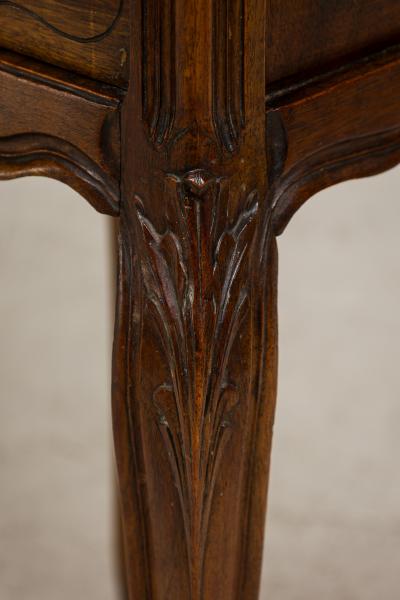 Louis XV style walnut bedside commode