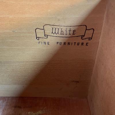 Louis XVI Black Matte Painted Dresser Cabinet Refinished Brass Pulls