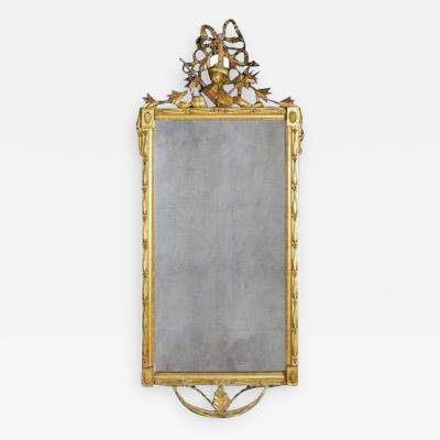 Louis XVI Carved Gilt Wood Mirror