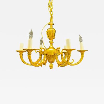 Louis XVI Dore Bronze Chandelier