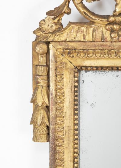Louis XVI French Gilded Marriage or Brides Mirror