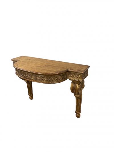 Louis XVI Gilt Wood Console as Wall Bracket