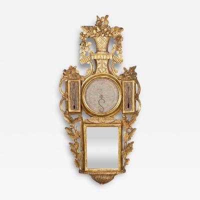 Louis XVI Giltwood Barometer