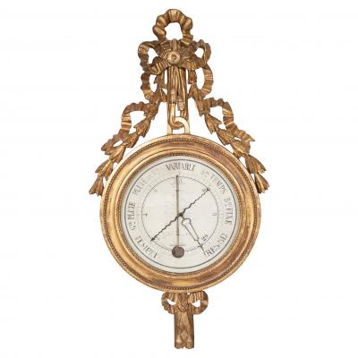 Louis XVI Giltwood Barometer