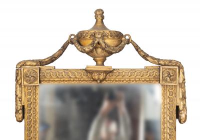 Louis XVI Giltwood Mirror
