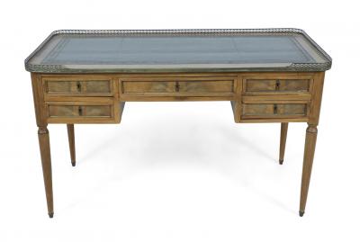 Louis XVI Leather Top Mahogany Writing Desk