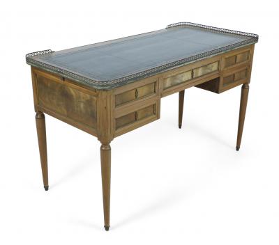 Louis XVI Leather Top Mahogany Writing Desk