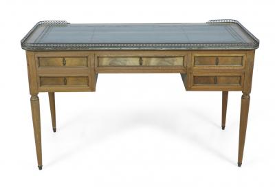 Louis XVI Leather Top Mahogany Writing Desk