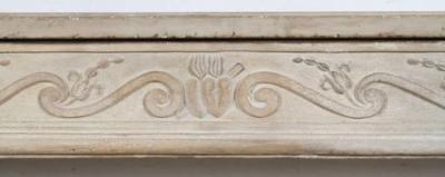 Louis XVI Limestone Mantle