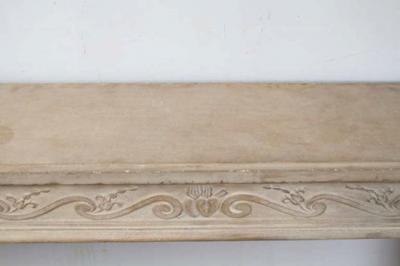 Louis XVI Limestone Mantle