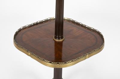 Louis XVI Luminiere with Porcelain Top Stamped Jansen