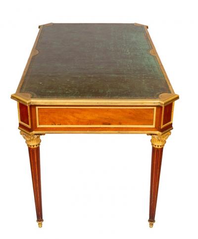 Louis XVI Mahogany And Ormolu Mounted Bureau Plat By Martin Carlin
