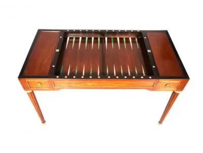 Louis XVI Mahogany Tric Trac Table