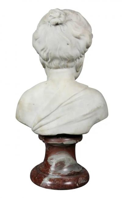 Louis XVI Marble Bust of a Young Boy