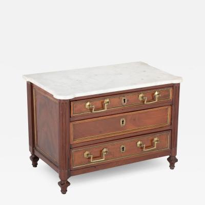 Louis XVI Marble Top Miniature Commode