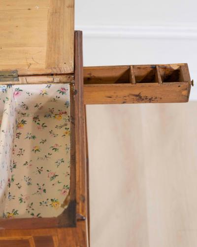 Louis XVI Marquetry Chiffonier Table