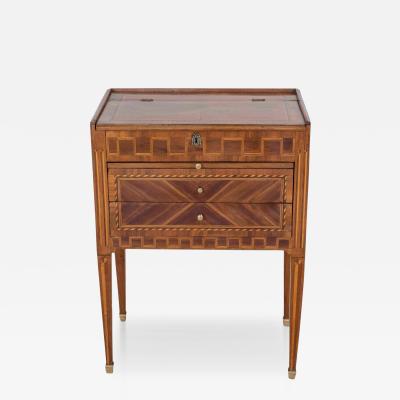 Louis XVI Marquetry Chiffonier Table