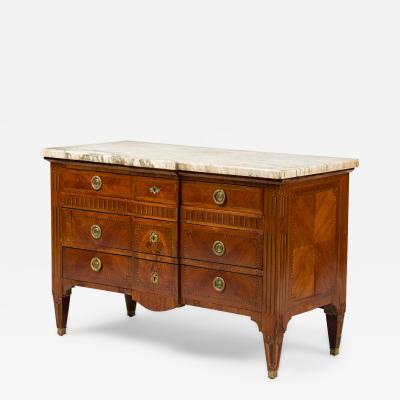Louis XVI Marquetry Inlaid Commode