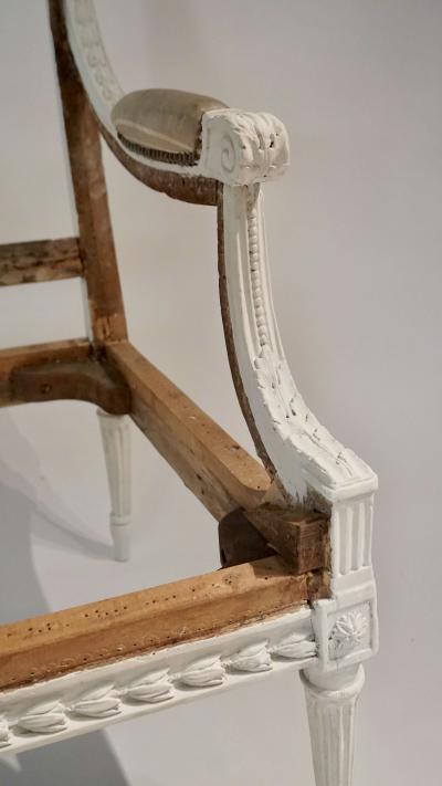 Louis XVI Painted Berg re la Reine